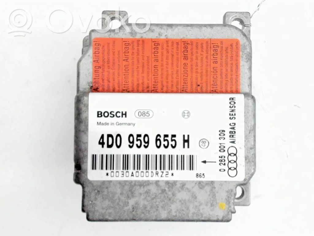 Airbag control unit/module   4D0959655H