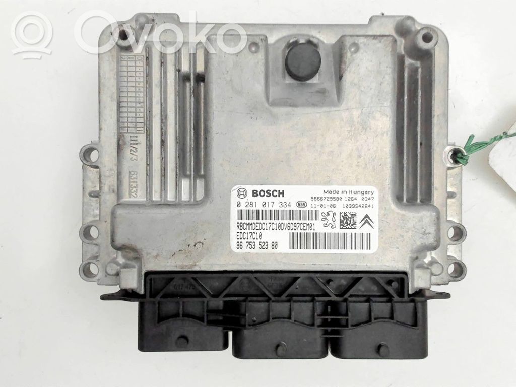 Citroen Berlingo Engine control unit/module 
