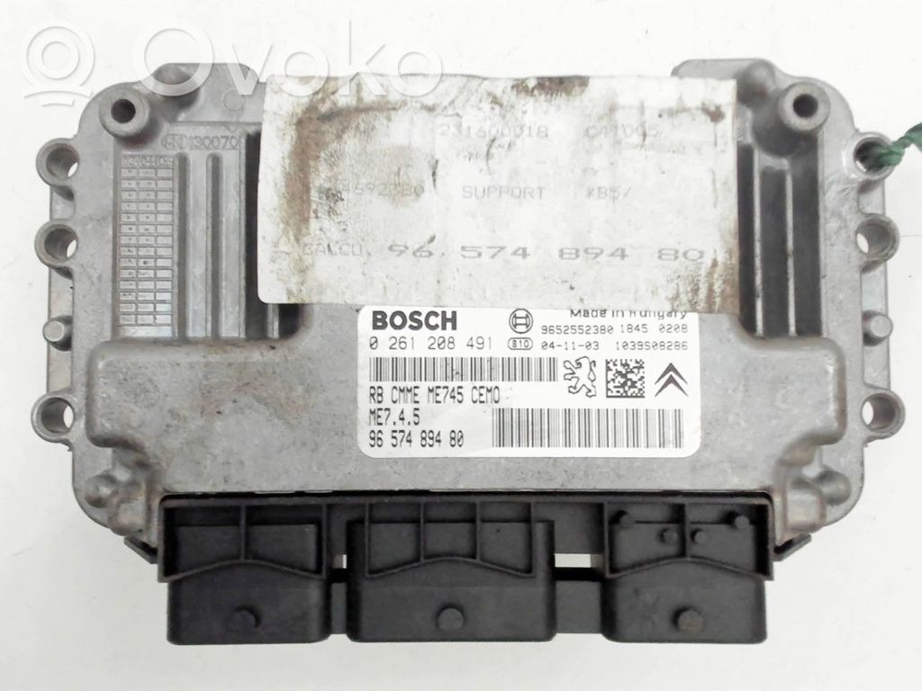 Citroen C4 I Engine control unit/module 