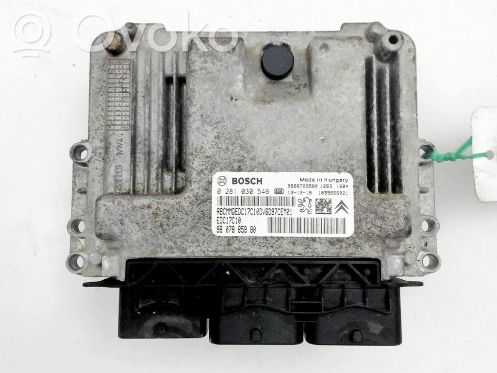 Engine control unit/module   1607869980,9807885980