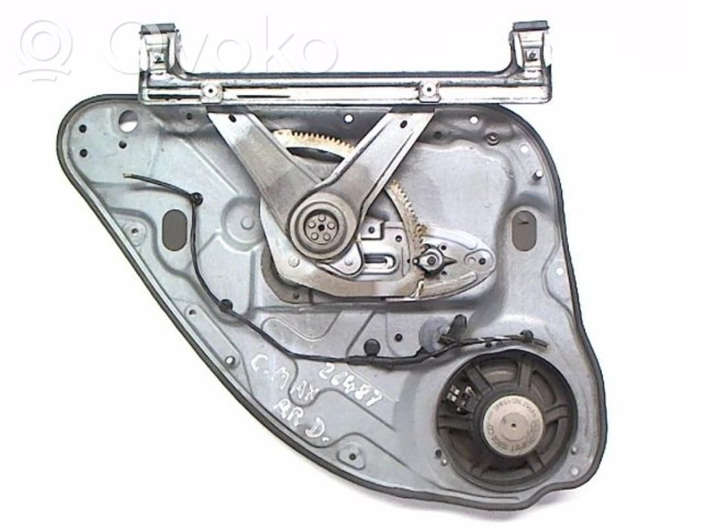 Regulador manual de la ventanilla trasera   1738643,3M51R27001AD
