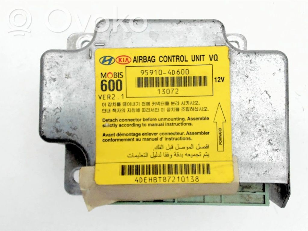 Airbag control unit/module   959104D600