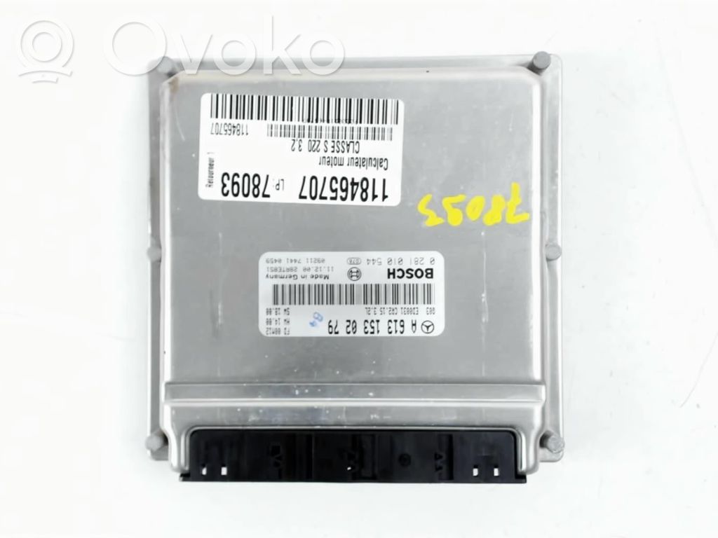 Mercedes-Benz S W220 Unitate/modul de control motor 