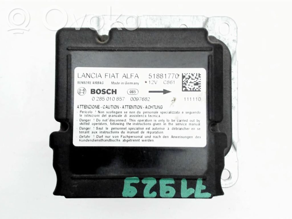 Opel Combo D Airbag control unit/module 