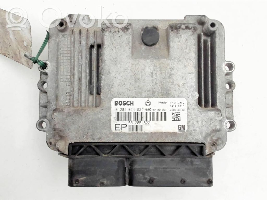 Engine control unit/module   55205625,0281014024