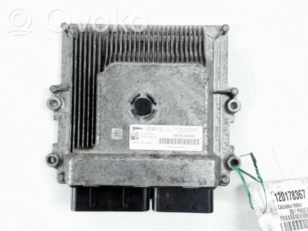 Peugeot 208 I Engine control unit/module 