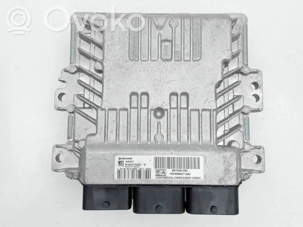 Peugeot 308 Engine control unit/module 