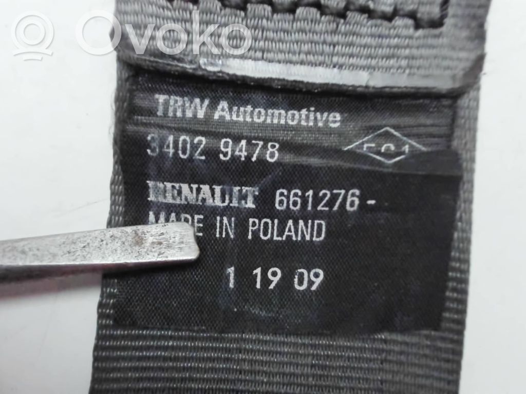 Renault Modus Saugos diržas vidurinis (gale) 