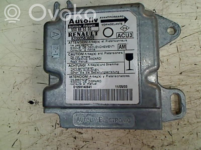 Unidad de control/módulo del Airbag   8200058365E