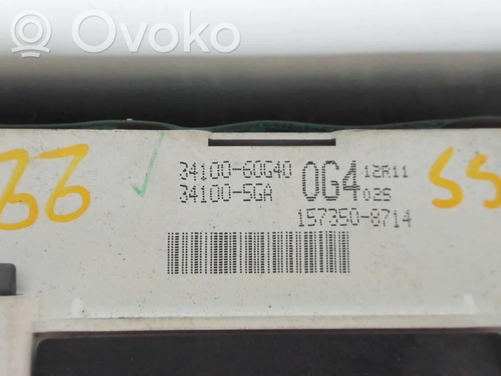 Suzuki Baleno EG Vitezometru (grup de instrumente) 