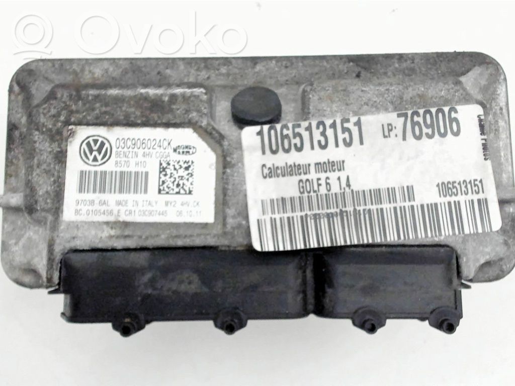 Volkswagen Golf VI Engine control unit/module 