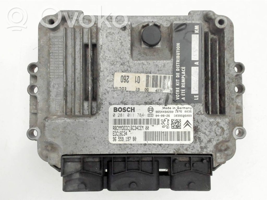 Peugeot 206 Engine control unit/module 