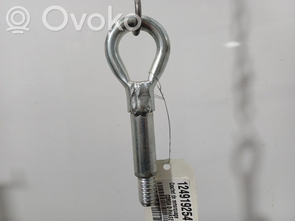 Towing hook eye