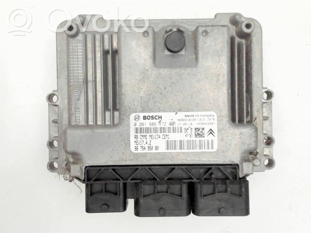 Peugeot 207 Engine control unit/module 