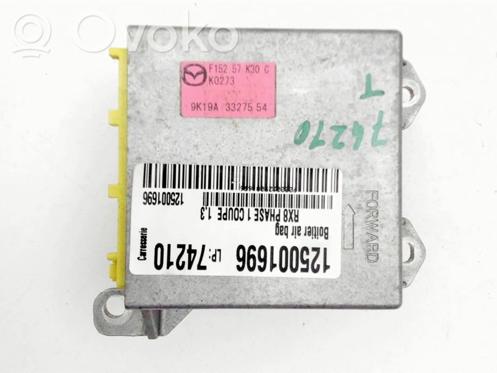 Mazda RX8 Unitate/modul de comandă airbaguri 