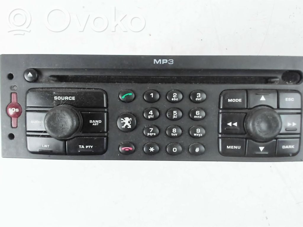 Peugeot 307 Panel / Radioodtwarzacz CD/DVD/GPS