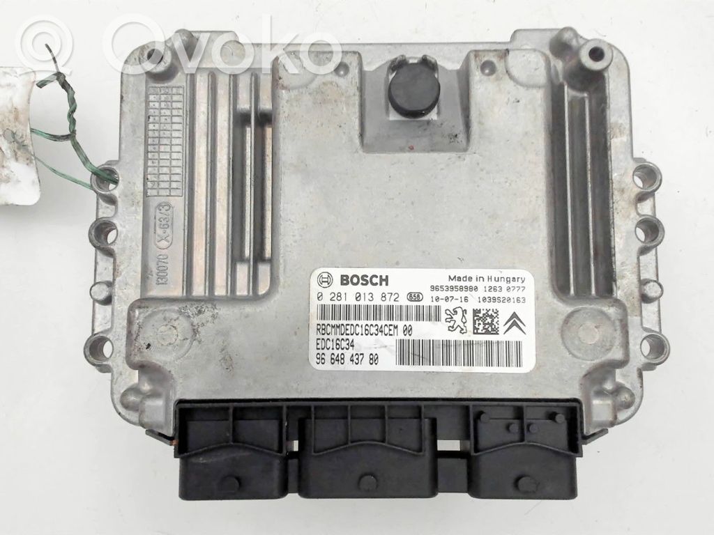 Citroen C5 Unidad de control/módulo del motor 