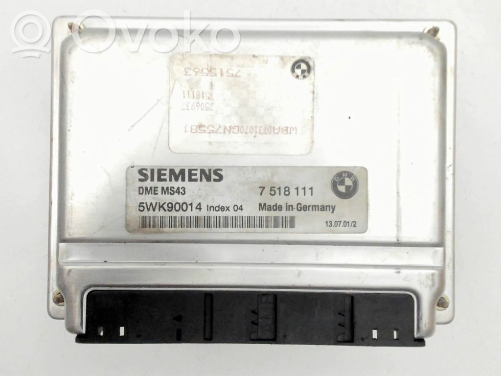 Moottorin ohjainlaite/moduuli   7518111
