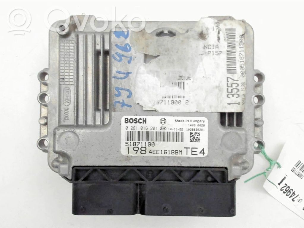 Fiat Bravo Unidad de control/módulo del motor 
