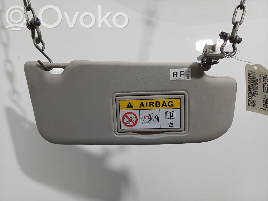 Renault Kadjar Osłona przeciwsłoneczna 