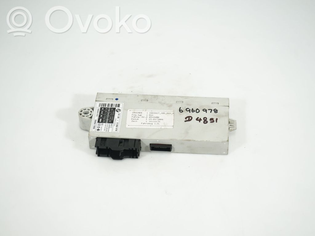 BMW 5 E60 E61 CAS valdymo blokas/ modulis 