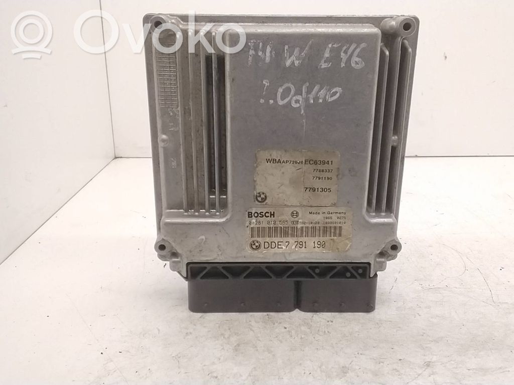Engine control unit/module   7791190,7791305,0281010565