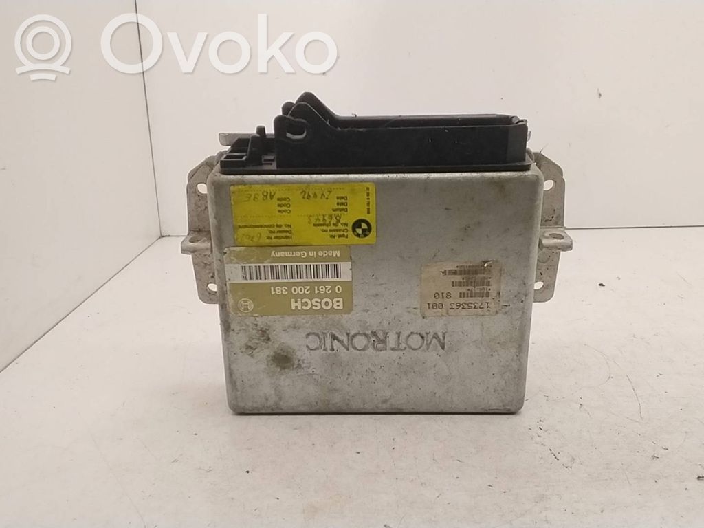 BMW 3 E30 Unidad de control/módulo del motor 