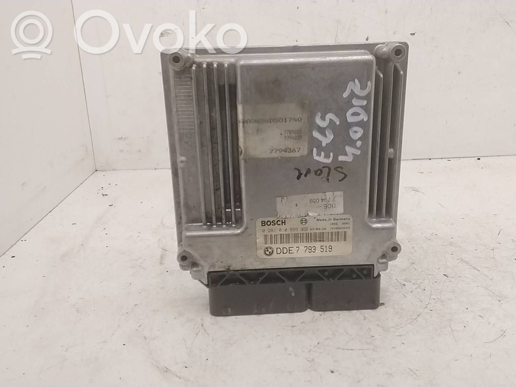 BMW 7 E65 E66 Engine control unit/module 