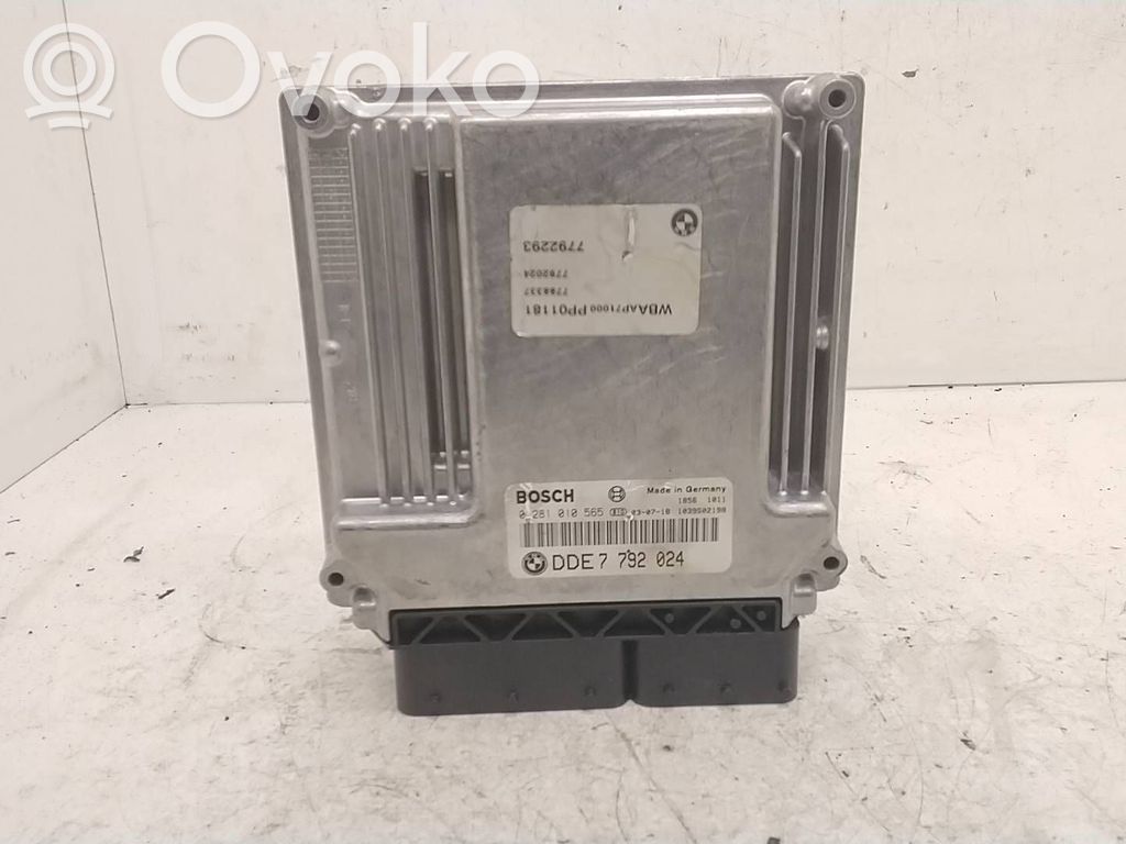 Moottorin ohjainlaite/moduuli   7792024,0281010565,1039S02198
