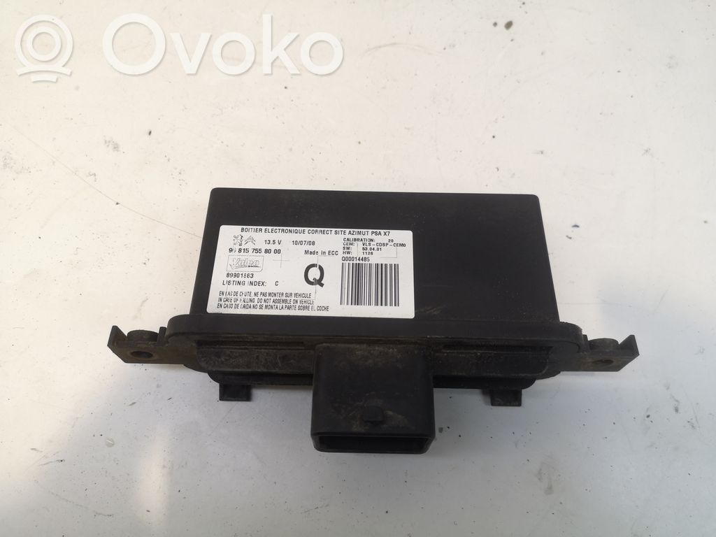Citroen C5 Headlight part 