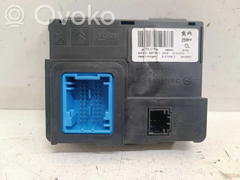 Peugeot 308 Climate control unit 