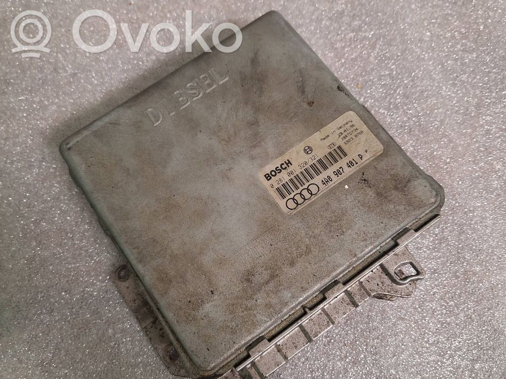 Engine control unit/module   4A0907401P,28RTD734,0281001320