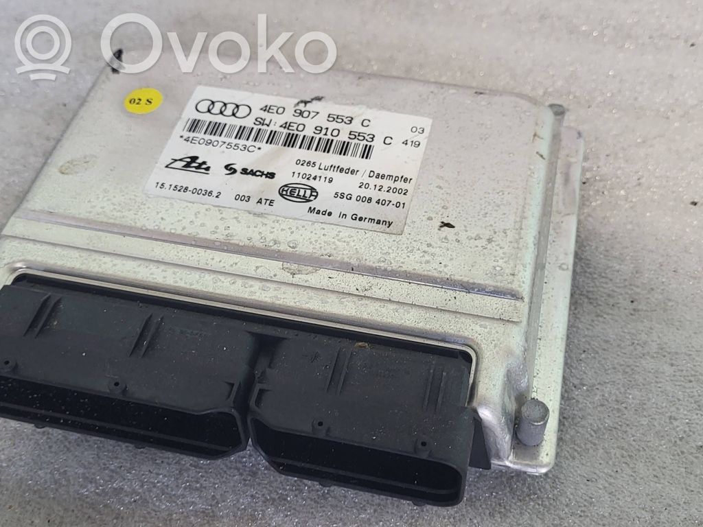 Audi A8 S8 D3 4E Piekares vadības bloks 