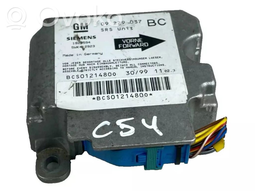 Opel Astra G Airbag control unit/module 