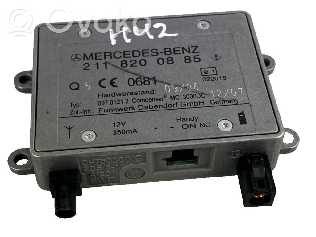 Mercedes-Benz E W211 Antenos valdymo blokas 