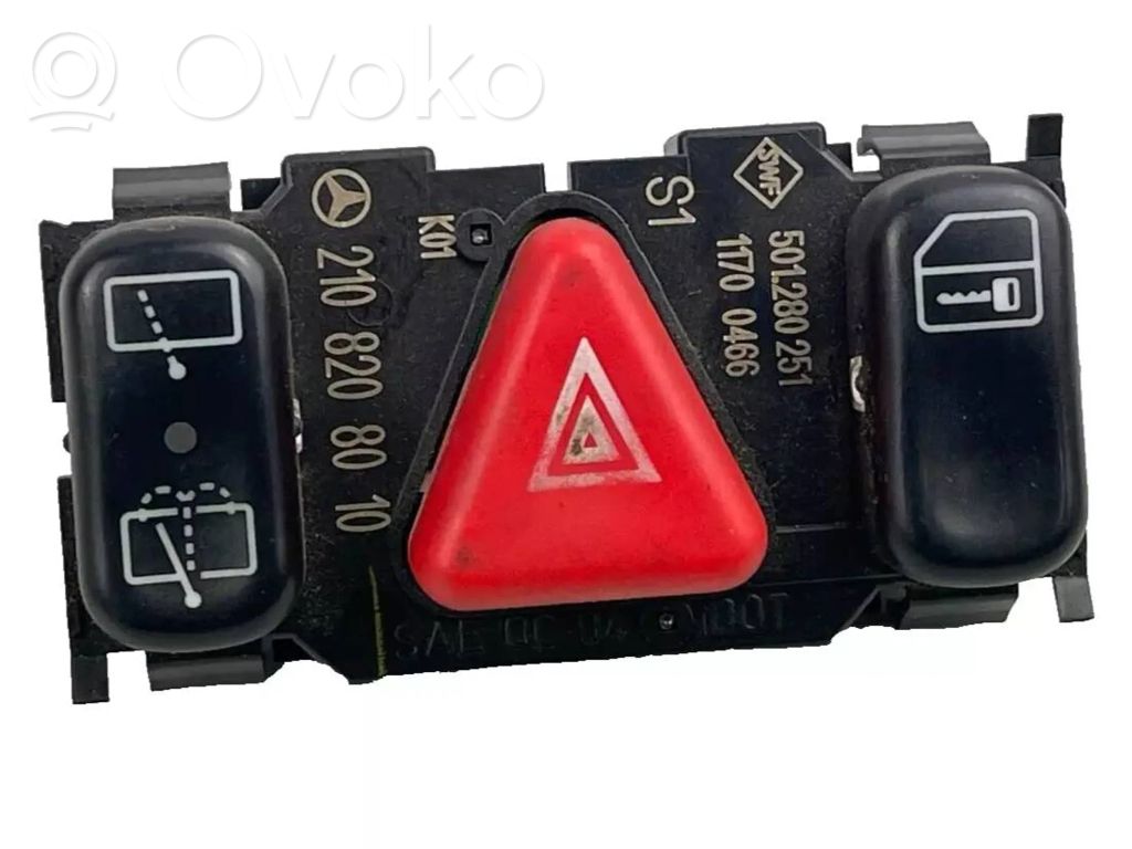 Mercedes-Benz E W210 Hazard light switch 