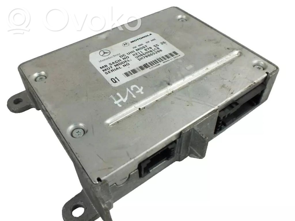 Unidad de control/módulo de bluetooth   A2118705526,UH06MM01CB,DM70865200