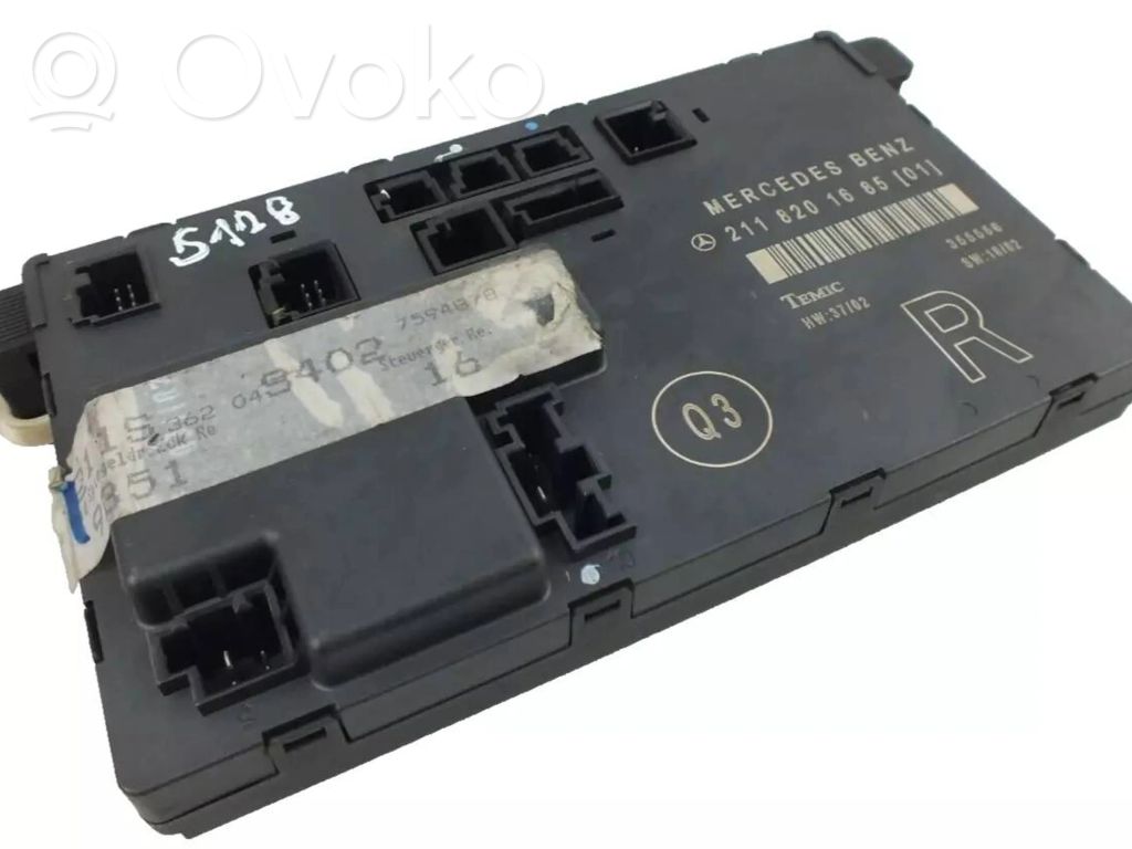 Mercedes-Benz E W211 Door control unit/module 