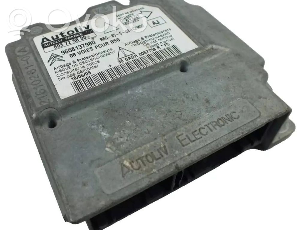 Citroen C4 I Airbag control unit/module 