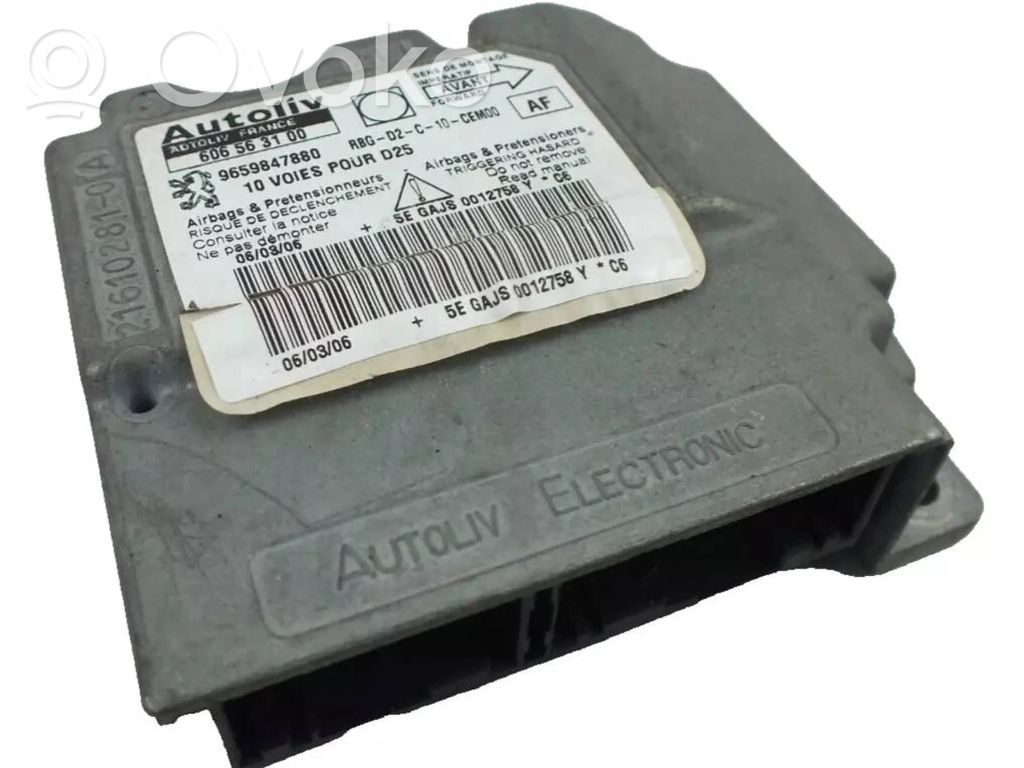 Peugeot 407 Airbag control unit/module 