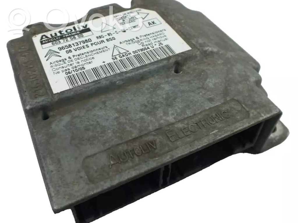 Citroen C4 I Airbag control unit/module 