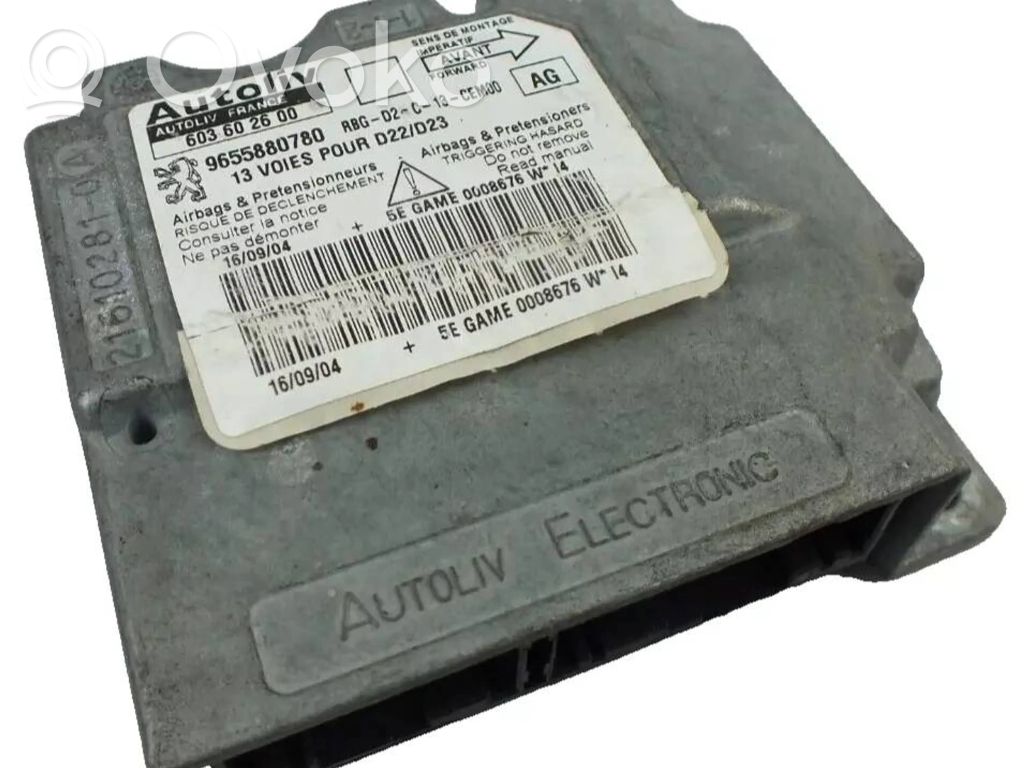 Peugeot 407 Airbag control unit/module 
