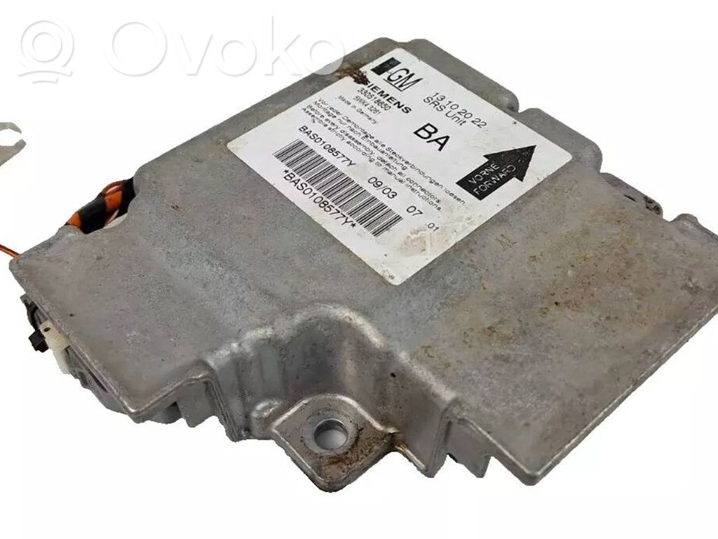 Opel Vectra C Airbag control unit/module 