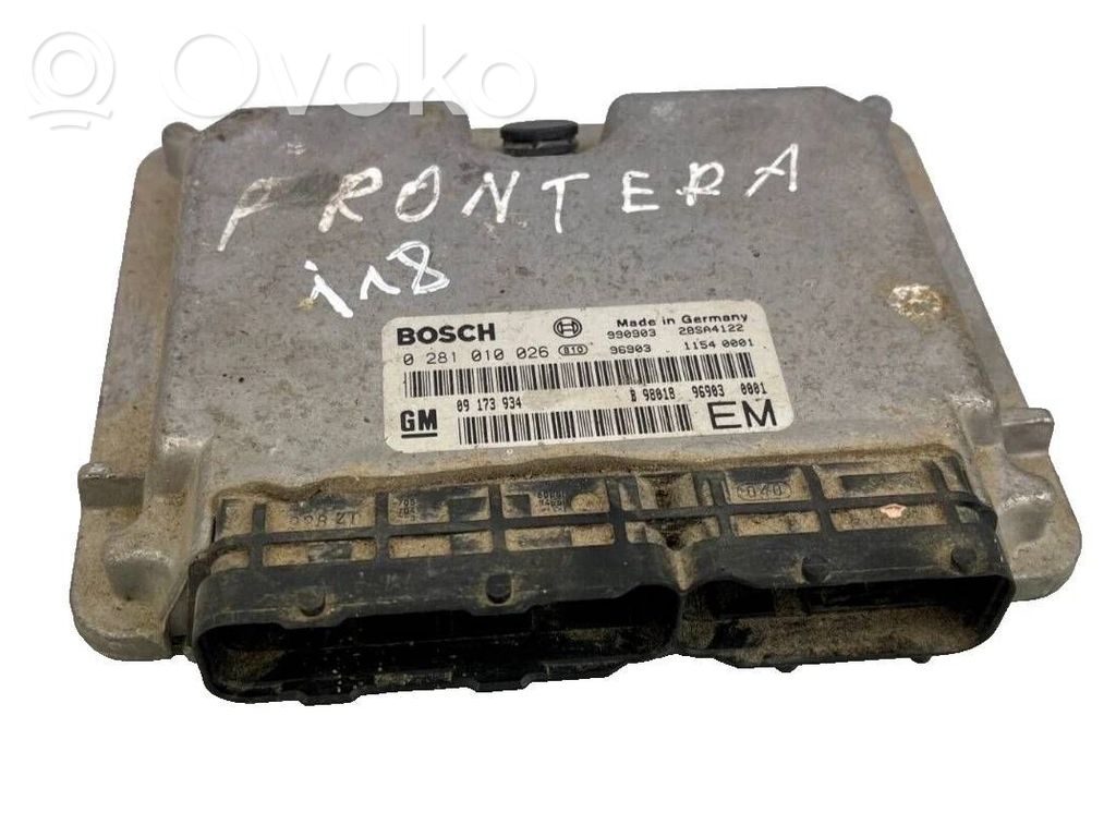 Opel Frontera B Engine control unit/module 