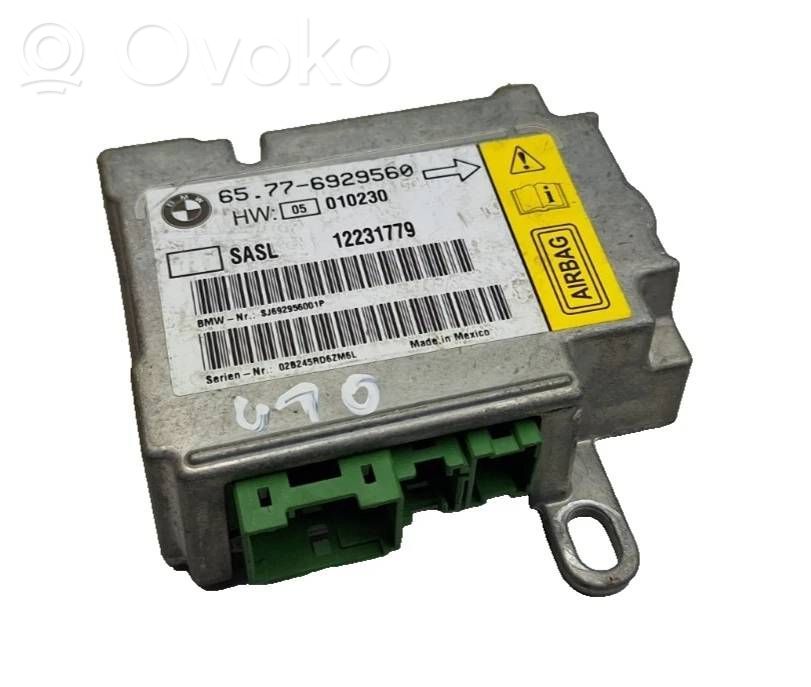BMW 7 E65 E66 Oro pagalvių valdymo blokas 