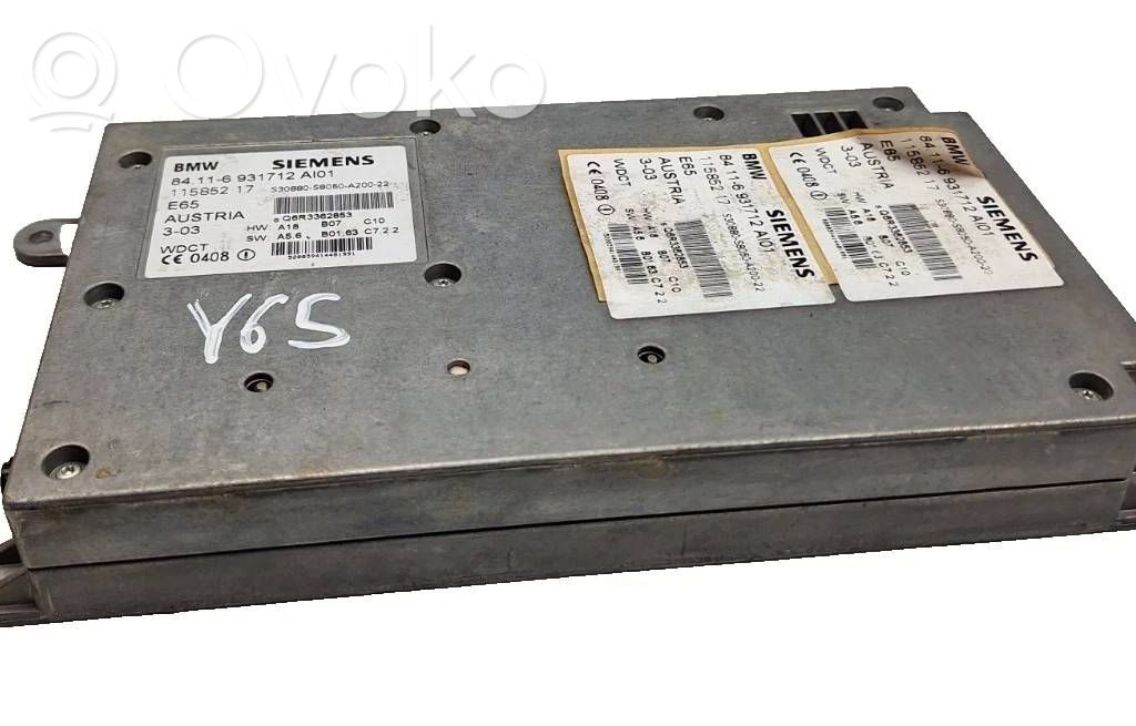 BMW 7 E65 E66 Phone control unit/module 