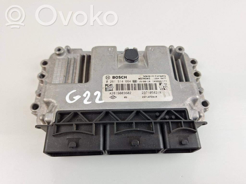Engine control unit/module   237105821R,237107241R,0261S14664,A2819003602