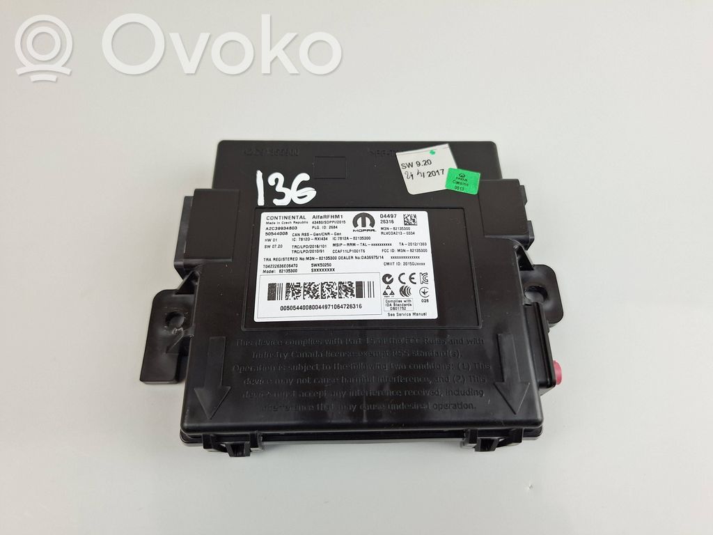 Alfa Romeo Stelvio Módulo de control Gateway 