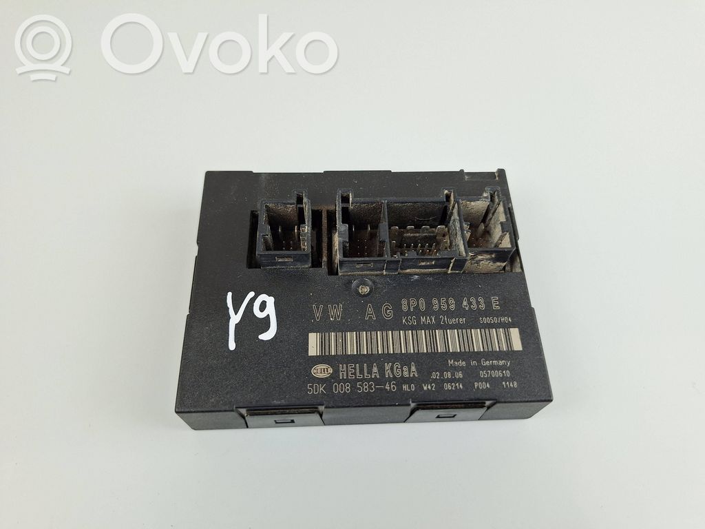 Audi A3 S3 A3 Sportback 8P Module confort 