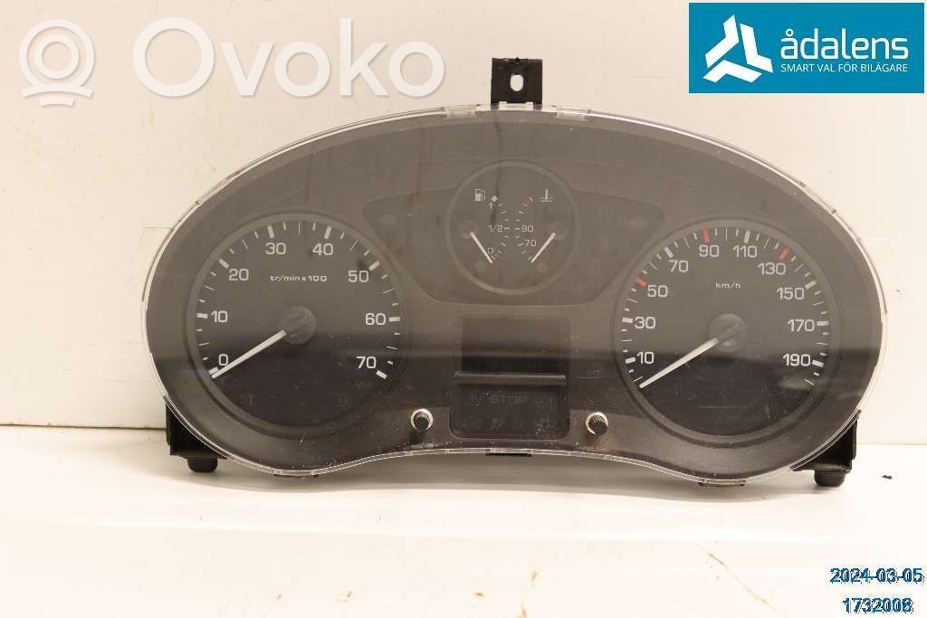 Speedometer (instrument cluster)   9801642280,9666904880